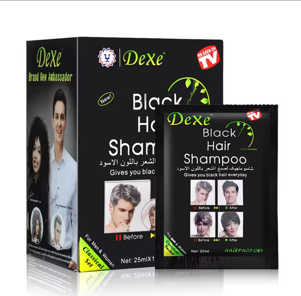 Teinture pour cheveux Noir 10 pc
